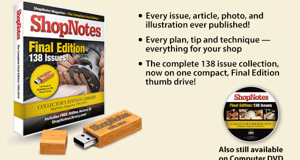 The complete 138 issue collection, now on one compact, Final Edition thumb drive!