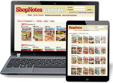 ShopNotes Back Issue Library ONLINE